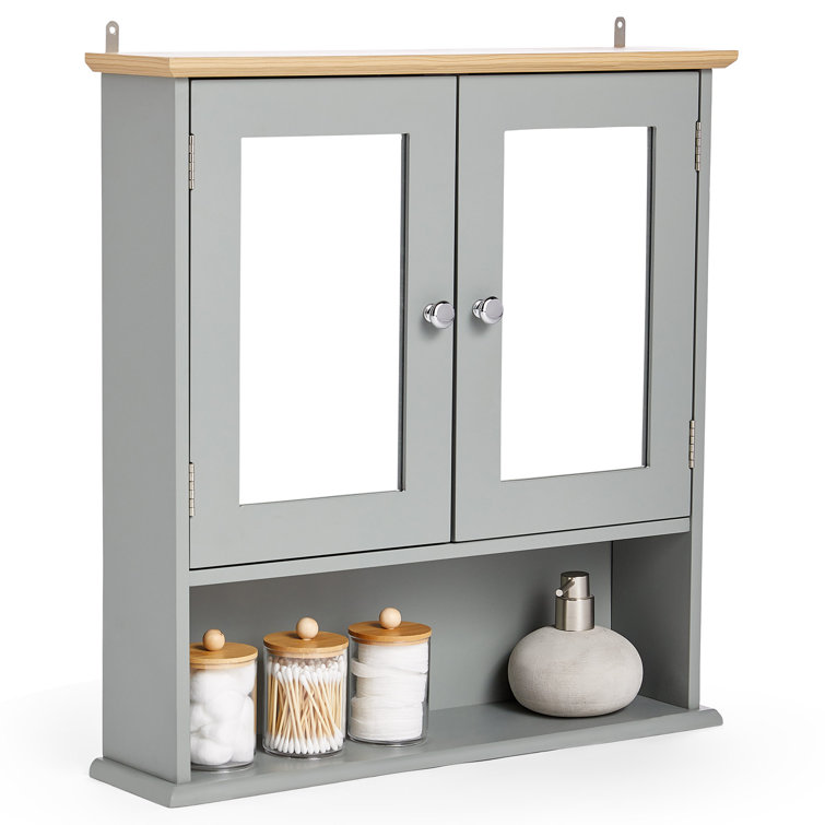 Surface mount mirror deals cabinet